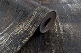 am1nah-distressed-wallpaper-industrial-metallic-wall-paper-charcoal-gold-1