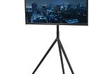 vivo-black-easel-45-to-65-screen-studio-tv-tripod-adjustable-floor-stand-1