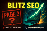 Blitz SEO: The 30-Day Sprint To Rank #1