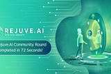 Rejuve.AI’s Community Round Completed in 72 seconds!