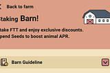 Behold! TT Farm’s Staking Barn is Here!