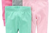 Simple Joys by Carter’s Toddler and Baby Girls’ Pant, Pack of 4