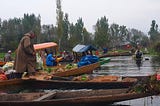 The Dawn Markets of Dal Lake