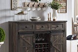 okd-farmhouse-buffet-cabinet-54-sideboard-with-3-drawers-sliding-barn-door-wine-and-glass-rack-stora-1