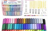 polymer-clay-shuttle-art-57-colors-oven-bake-modeling-clay-creative-clay-kit-with-19-clay-tools-and--1
