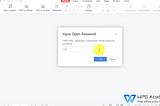 How to use the PDF password remover in WPS Office