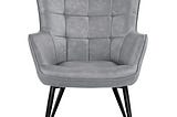 yaheetech-leather-wingback-accent-chair-armchair-for-living-room-gray-1