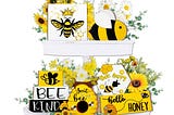 uruney-bee-tiered-tray-decor-honey-bee-spring-summer-decor-queen-bumble-bee-kind-sweet-bee-happy-hiv-1