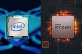 AMD vs. Intel Processors: A Comparison Between Intel Core i7–8086K @ 4.00GHz and AMD Ryzen 5 3500