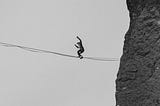 Writing Online is Like Learning to Walk a Tightrope Mid-Tightrope