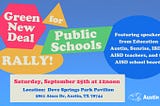 9/22 Socialist News Bulletin: This Saturday, Rally for a Green New Deal for Public Schools