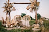 Bohemian Themed Wedding