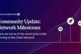 Actualización de la comunidad: Hitos de la red