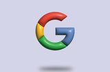 Inflated logo of Google