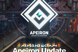 Apeiron Updates: Dev Report May 2024