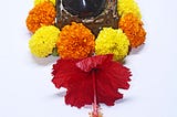 Shiva lingam worship.