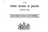 Report of the Deputy Keeper of the Public Records in Ireland | Cover Image