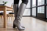 Womens-Grey-Knee-High-Boots-1