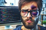 He was punched in the face over an offensive comment in his Python code