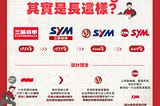 三陽 SYM LOGO 品牌新標準字英文字體探尋