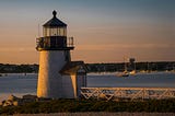 Stock photo of Nantucket lighthouse