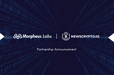 Morpheus Labs and Newscrypto Join Hands to Foster Blockchain Education To A Wider Audience in the…