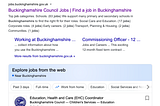 A screenshot showing how job listings display on the Google search results page