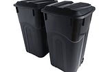 united-solutions-32-gallon-wheeled-outdoor-garbage-can-with-attached-snap-lock-lid-and-heavy-duty-ha-1