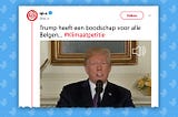 Donald Trump publicly shamed Belgium. Or did he?