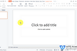 Make an animated card step by step in WPS Office PowerPoint