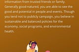 My Political Personality
