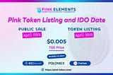 🌟Pink Token Public Sale Date Revealed🌟