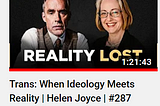 O que dizem Jordan Peterson e Helen Joyce sobre pessoas trans