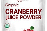 Organic US-Grown Pure Cranberry Juice Powder | Image