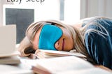 ALT: The Girl Wearing an eye mask and is sleeping