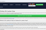 For USA, EUROPEAN and INDIAN CITIZENS — SRILANKA Sri Lankan Visa Online Application Center — The…