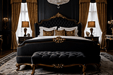 Black-Upholstered-Bed-1