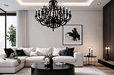 Wood-And-Black-Chandelier-1