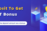 The “Deposit Bonus” promo is live