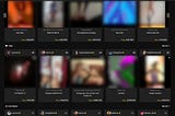 Main page of NASFTY, the world’s marketplace for porn NFTs