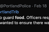 Portland Community Members and Orgs Cannot Trust Police Due To Pattern of Disinformation.