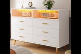 enhomee-dresser-white-dresser-with-6-deep-drawers-drawer-dresser-with-led-lights-tv-stand-dressers-c-1