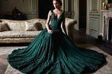 Dark-Green-Dress-For-Wedding-1