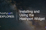 Installing and Using the Hashport Widget