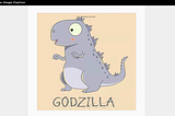 Godzilla — Image Captioning App