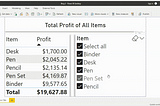 Well-organized Dynamic Title in Power BI