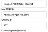 New “Stable” for Polygon (Matic) Network RPC