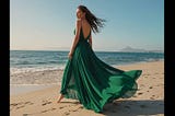 Emerald-Green-Flowy-Dress-1
