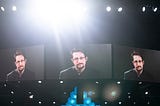 Picture of Edward Snowden on Multiple Screens