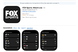How I Launched an Apple Watch App for FOX as a Co-op